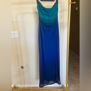 Maxi Ombré Strapless Dress Never Worn